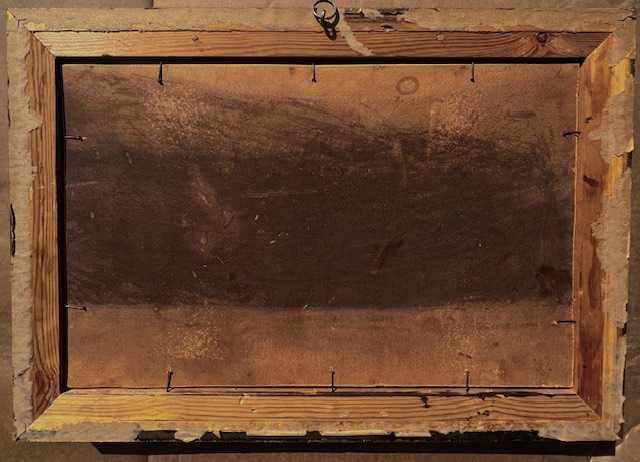 Zombory Lajos (1867-1933). Tablou Autentic, Ulei/panza, Cotat! 55X40cm