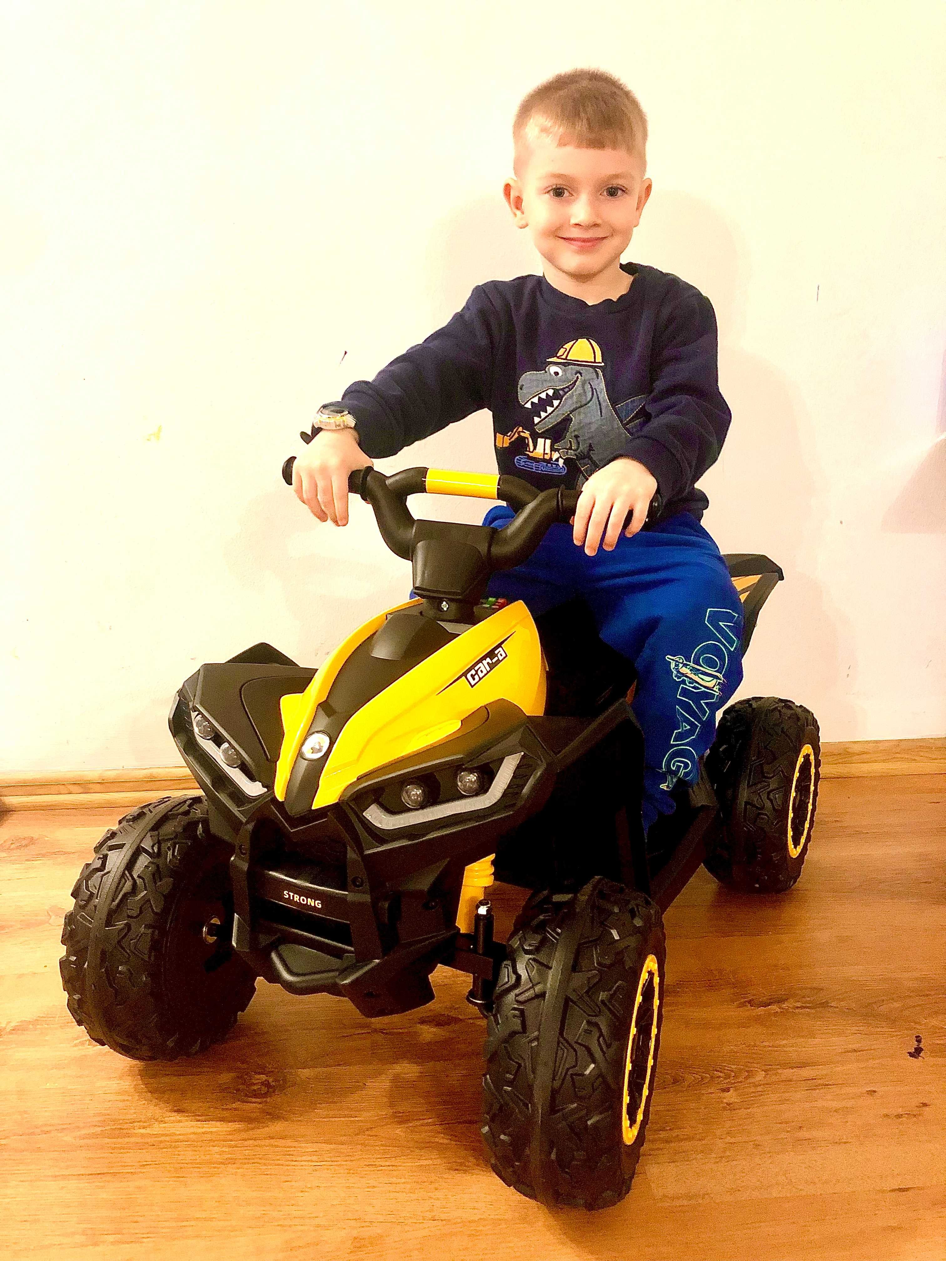 ATV electric pentru copii HL-578 cu Telecomanda, rosu , nou!