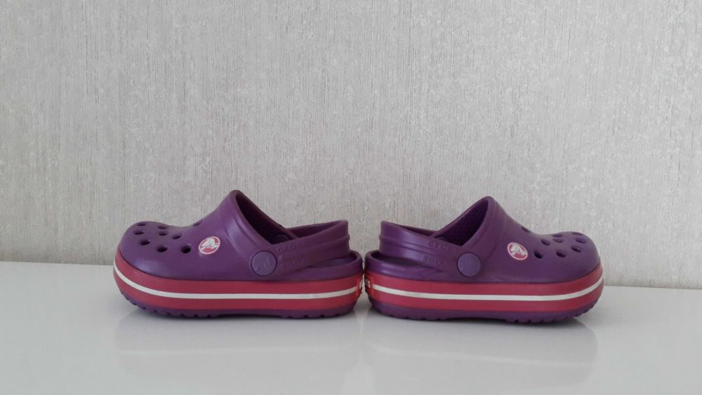 papuci copii/fetite crocs crocband c4-5 impecabili