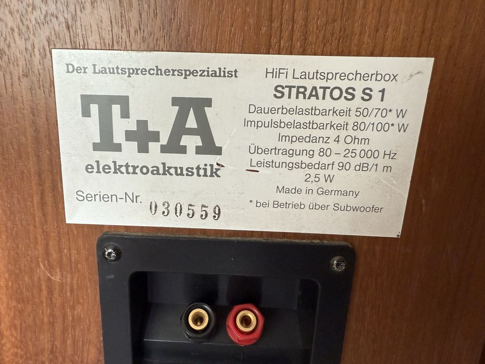 T+A Stratos  w1  Stratos S1