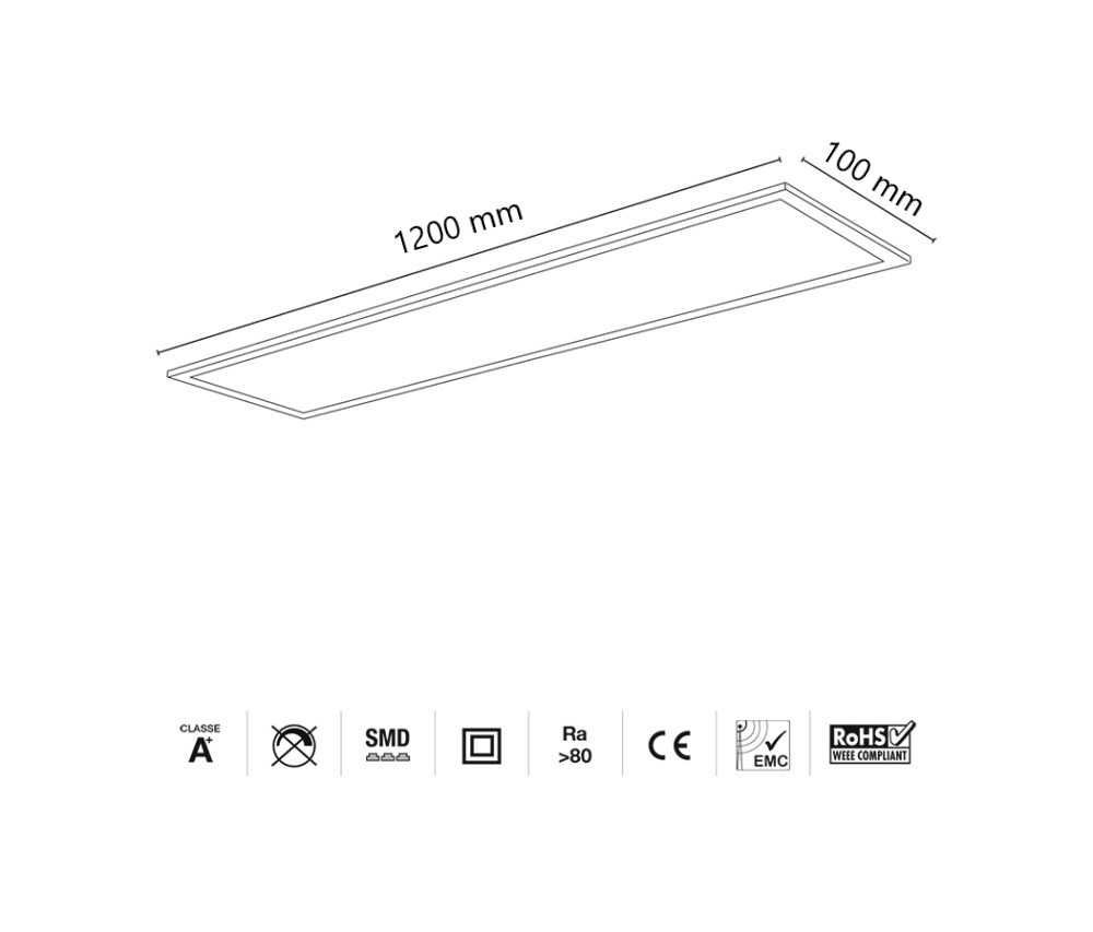 Lustra, spot Tween Light LED-Panel 3500 Lm 55W