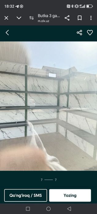 Butka alkafondan qilingan 3x4m srochni sotiladi