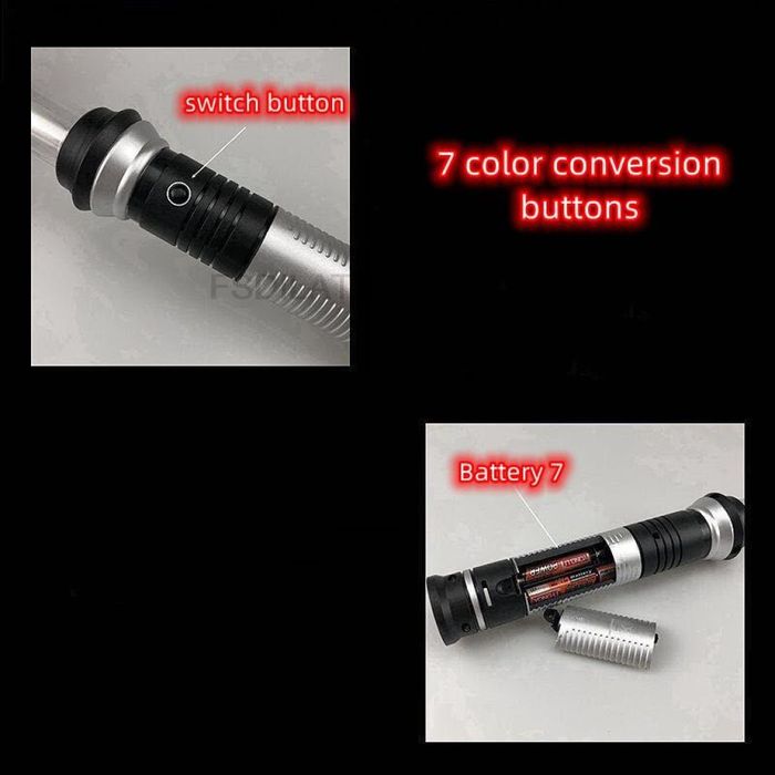 Цветен светлинен лазерен меч Star Wars