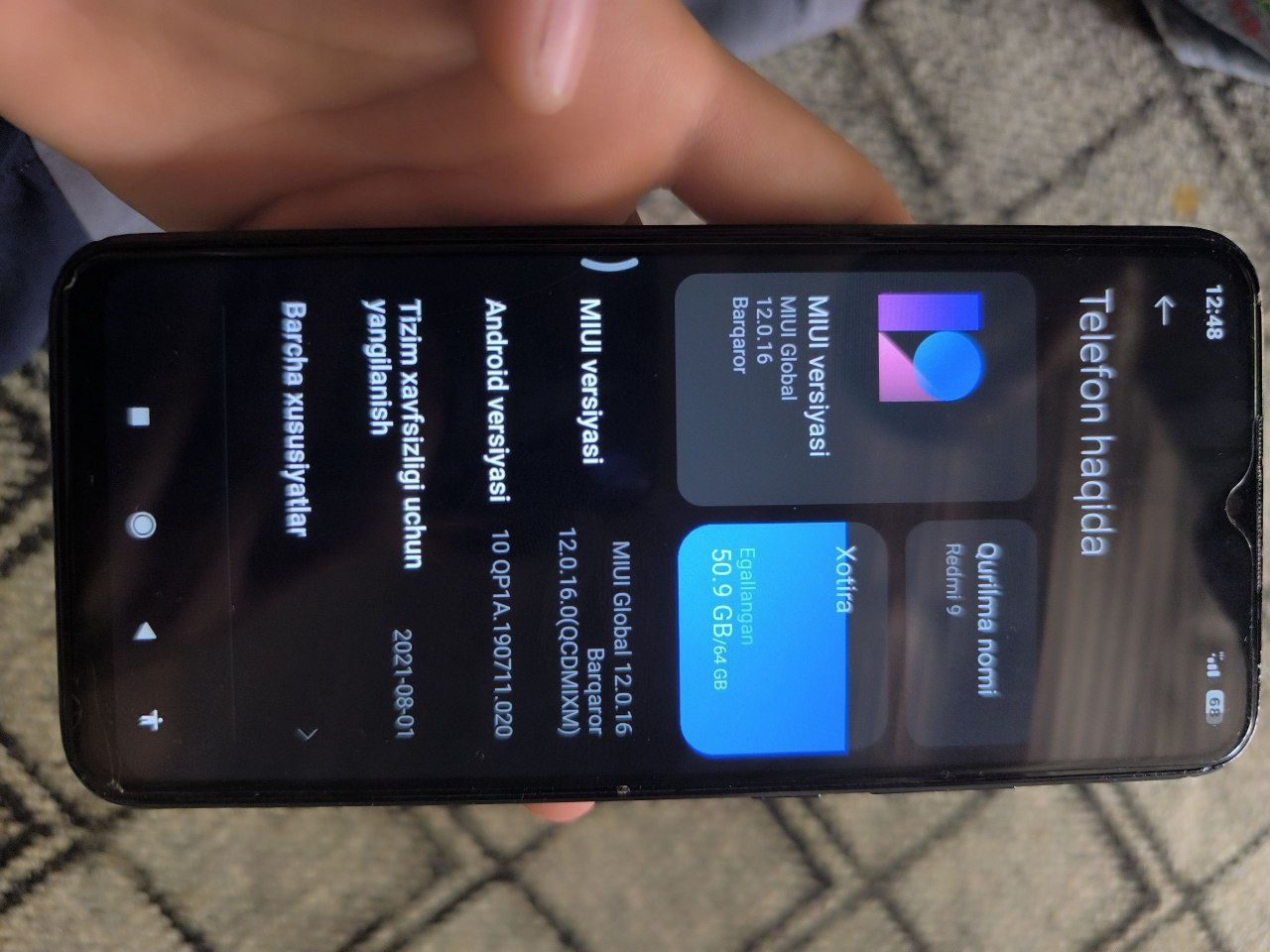 Redmi 9a holati ideal