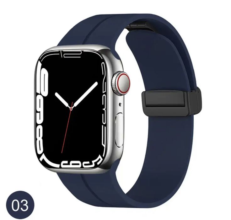 Curea Husar Silicon Magnetica Incarator Cablu Usb Ceas Apple Watch