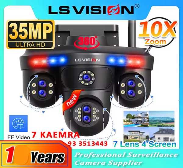Wifi kamera  smart camera +zoom + 7 kamera