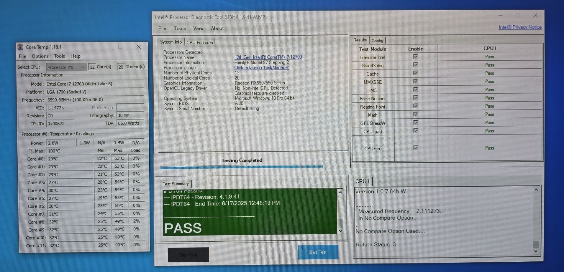 Procesor gaming i7 12700 4.9GHz 20CPUs socket 1700