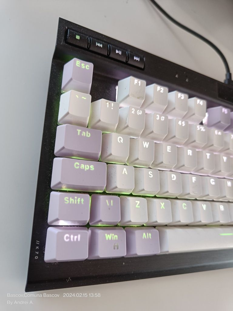 Tastatura mecanica Corsair K70 RGB TKL ( Razer, Logitech, Zowie)