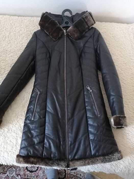 Дублёнка кожанная