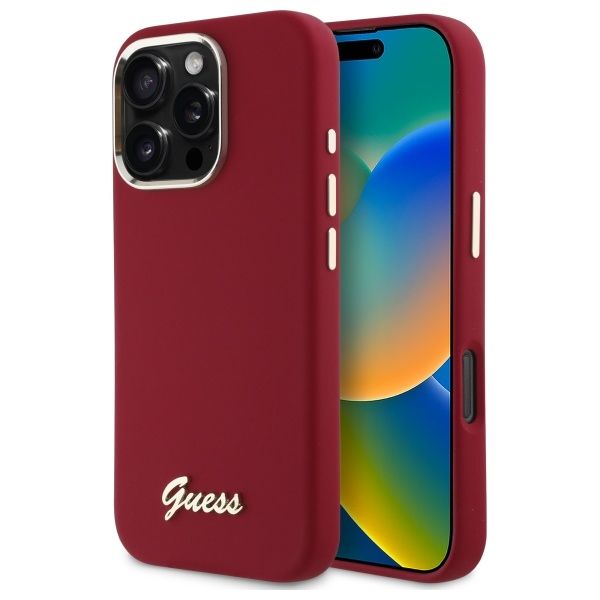 Husa GUESS pentru iPhone 16 Pro - Rosu