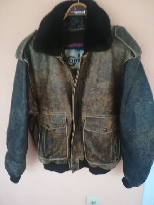 Geaca piele Aviator L Alan Gordon