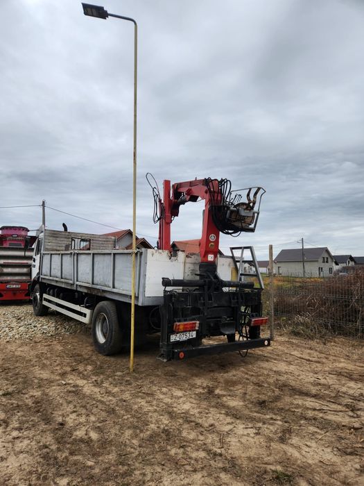 Mercedes 1824 cu hiab ,macara atlas