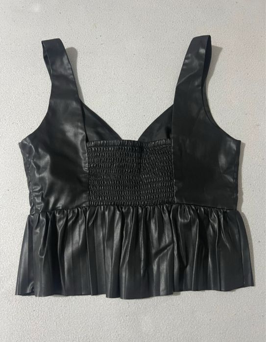 Top Zara imitatie piele