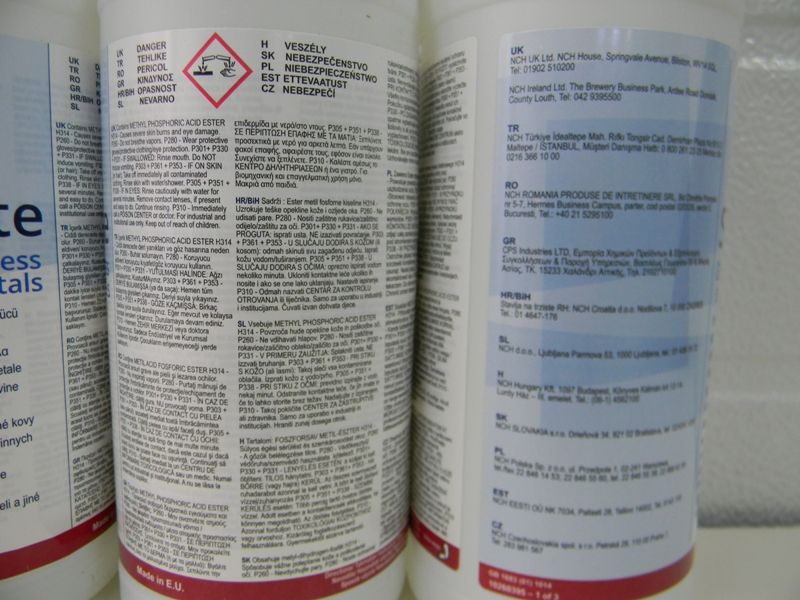 Solutie curatare butoaie inox si damigene