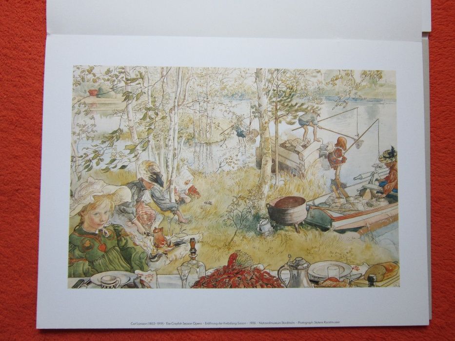 cadou rar arta 6 postere pt inramat Carl Larsson cu licenta,Germany