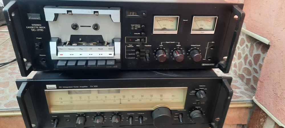 Sansui TA500 Sansui SC2110 Усилвател с Тунер и Дек