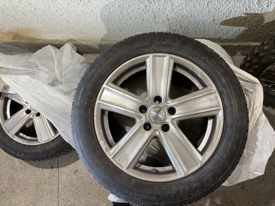 джанти Dezent със зимни гуми 4 броя и датчици 225/55/17