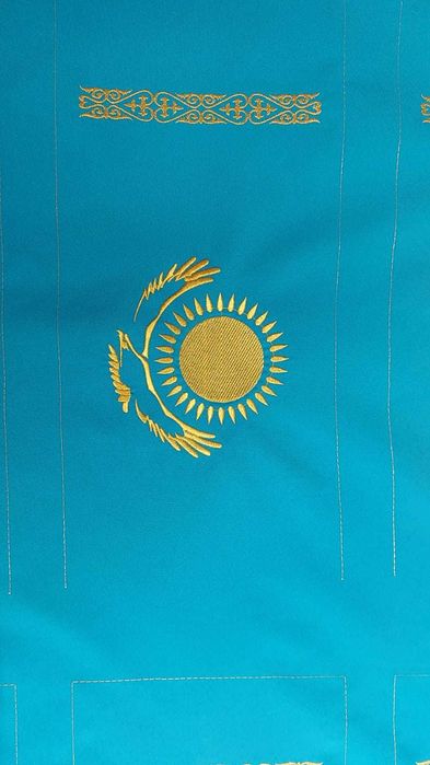 Флаг Казахстана автомобильный