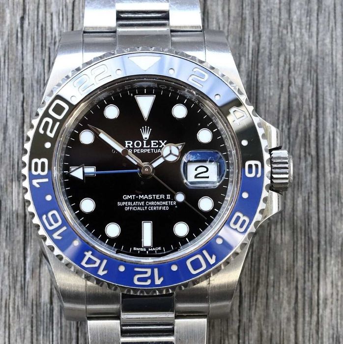 Rolex GMT Master Batman SWISS ETA мъжки часовник