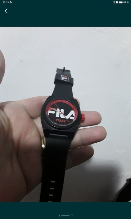 Vând ceas Fila original, în stare foarte bună, silicon. Trimit prin po