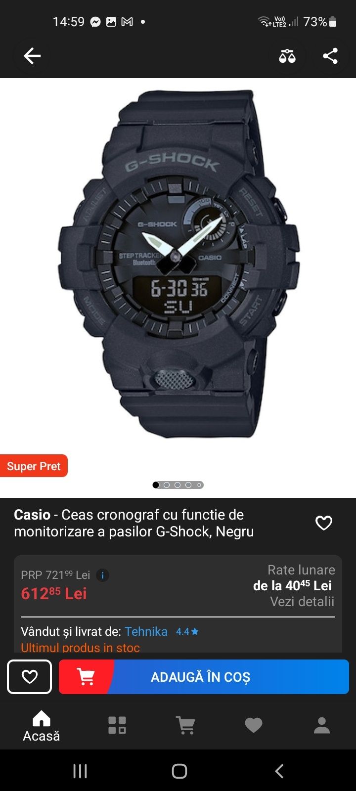Vând ceas CASIO g-shock