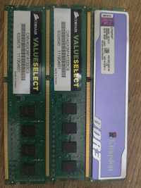 Ddr3 Kingston 1x corsair x2