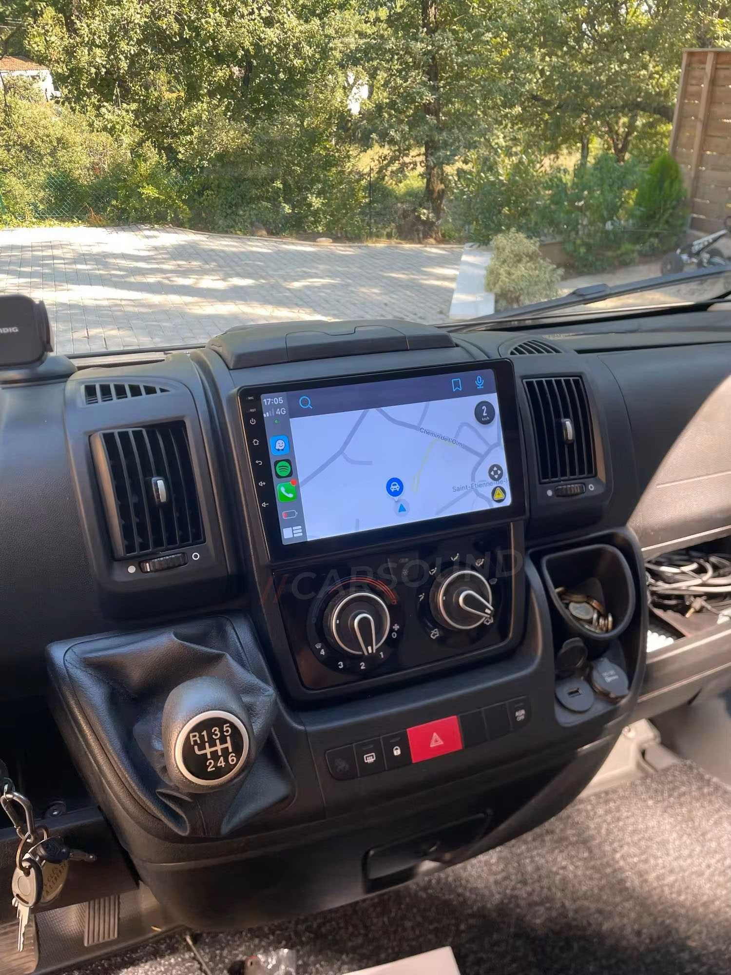 Peugeot Boxer - 9" Мултимедия Android 14 Боксер Навигация Андроид