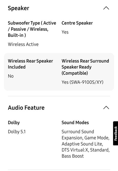soundbar Samsung HW-A650