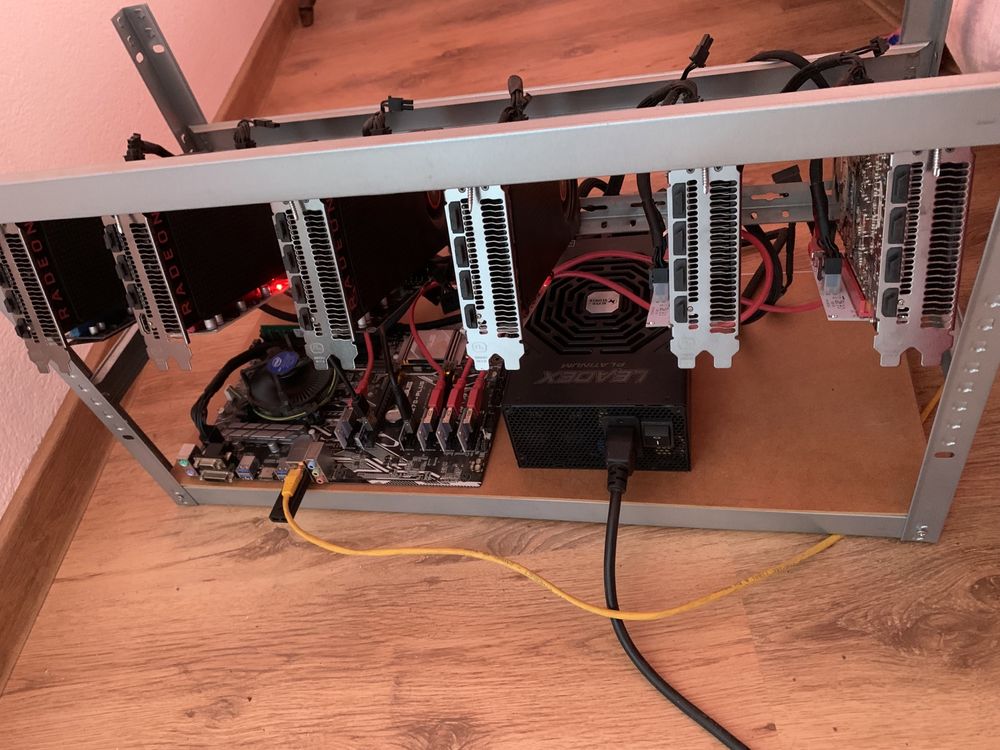 rig 6x gigabyte radeon 8gb