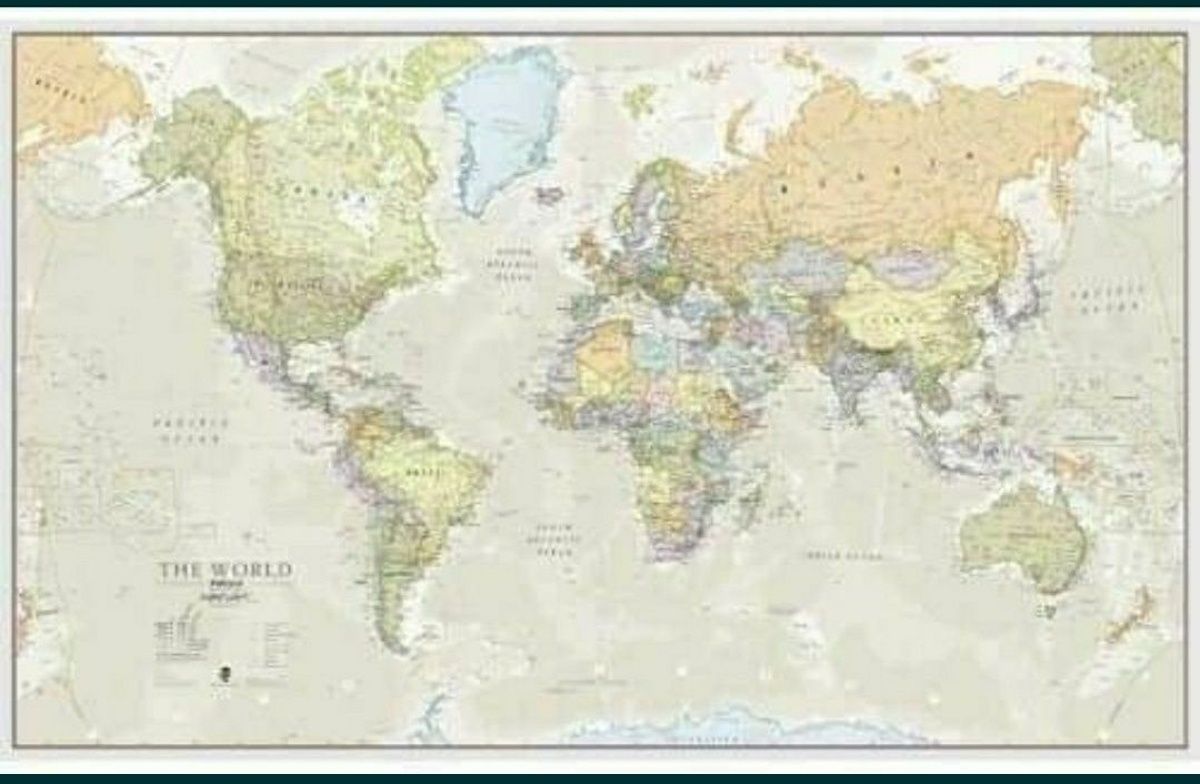 Harta mondiala clasica