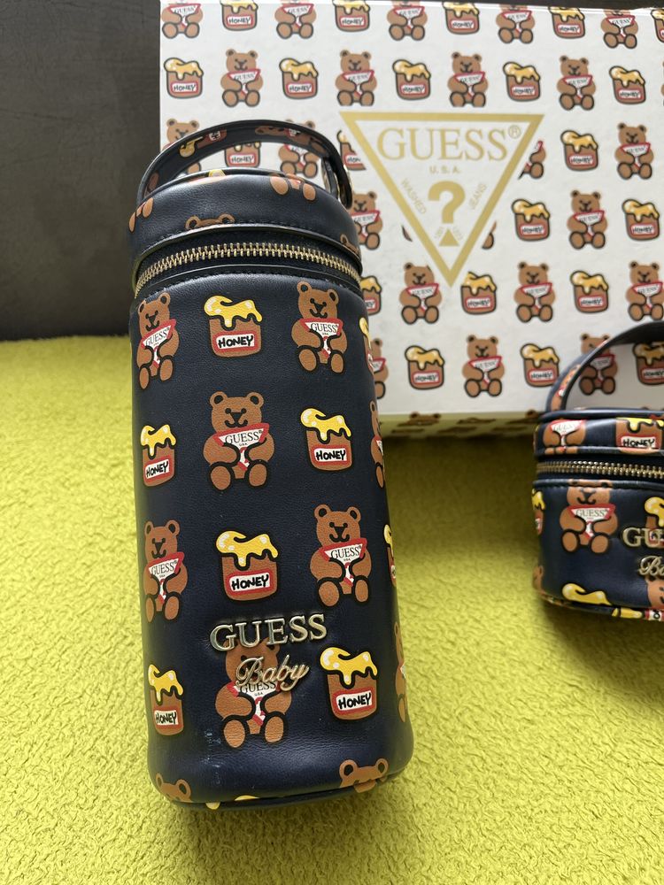 Намален!!!GUESS комплект чанти grizzly bear MULTI + КУТИЯ