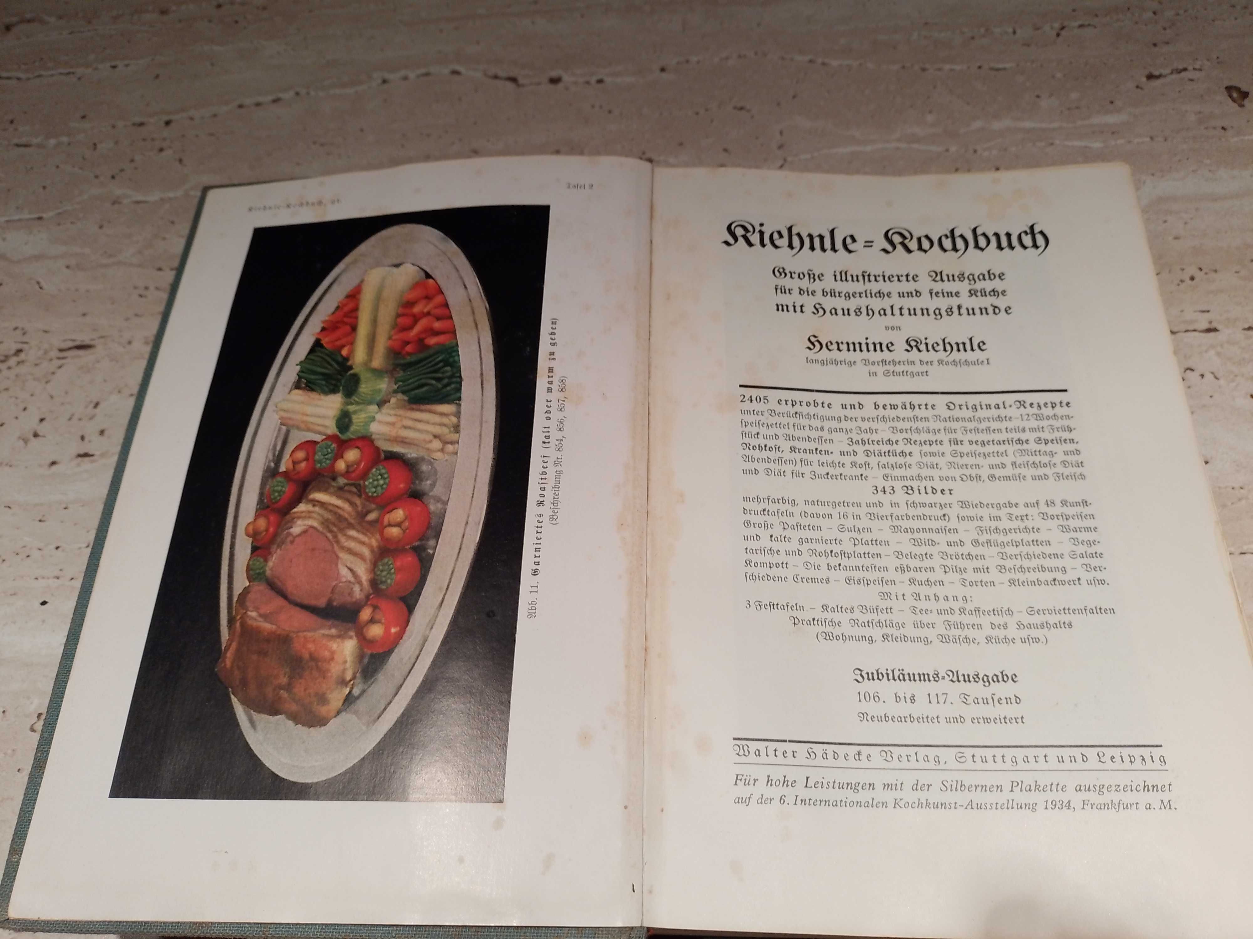 Carte bucate Kiehnle, editie ilustrata-1934-pt. COLECTIONARI,PASIONATI