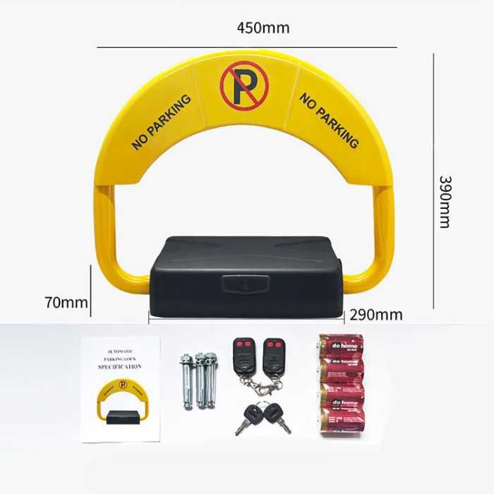 Паркинг скоба с батерия и дистанционно