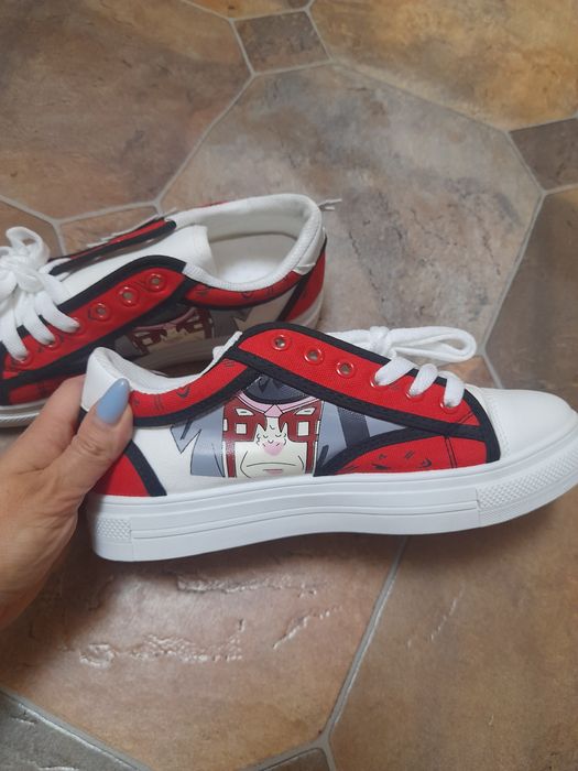 Кеды кроссовки аниме новые 37р