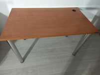 2 Buc. Masă 120X70 cm, Picioare Metalice Demontabile; Birou