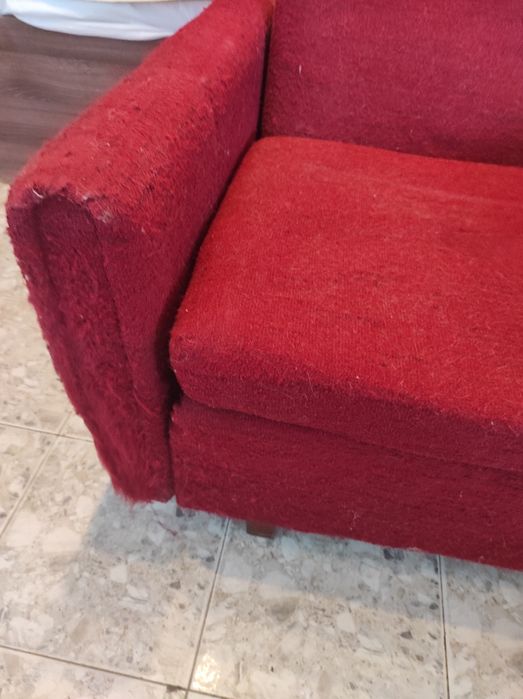 Стар   разтегателен. фотьойл  .  Размер. 190-80 см.