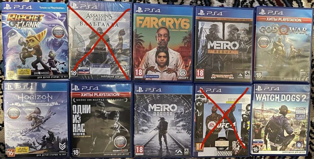 Игры на PS4 / PS5 Продажа