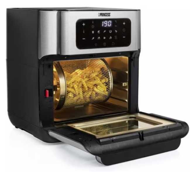 Friteuza cuptor fara ulei Princess, 10L, 10 programe, touch control