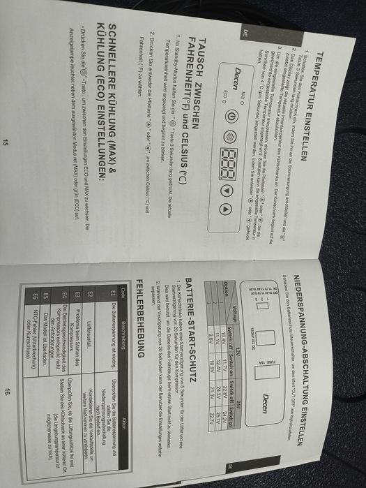 DECEN kомпресорна хладилна кутия, преносим хладилник 60 литра, 12 V