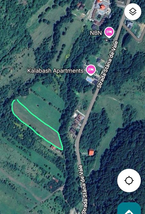 Teren 3.580 mp Sovata str Sana de vale