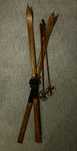 Set coplet schiuri si bete vintage “DRP” Made in Germany anii 30’ 40’