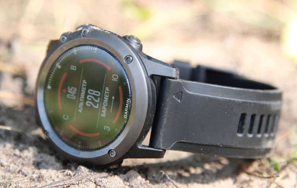 Смарт-часы Garmin Fenix 3 Sapphire HR. Б/у