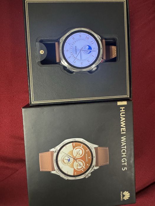 smart часовник huawei watch gt 5 brown
