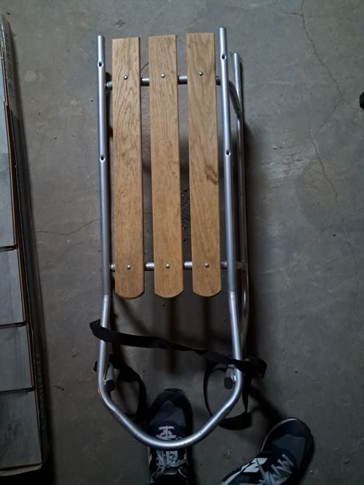 Sanie Rider din aluminiu si lemn