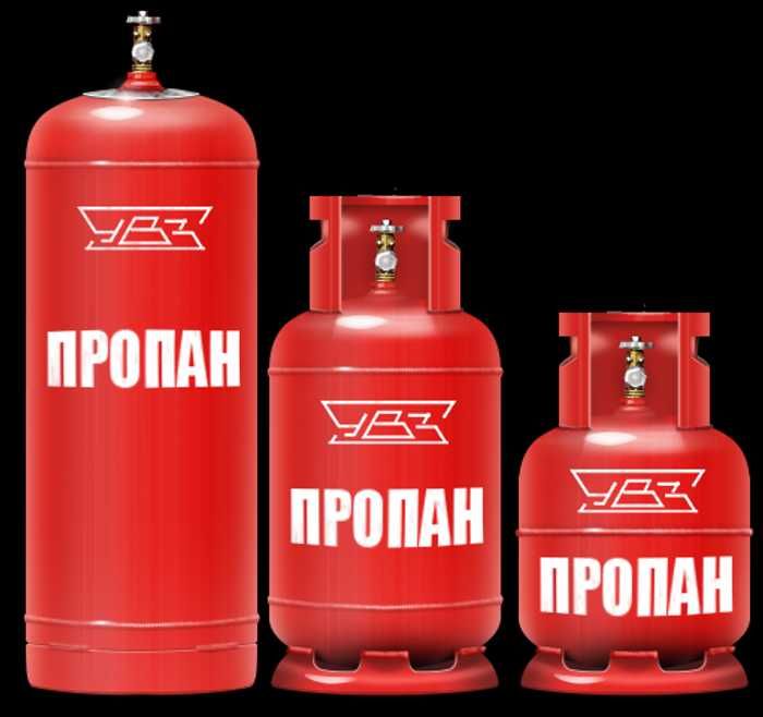 Доставка газа в баллонах