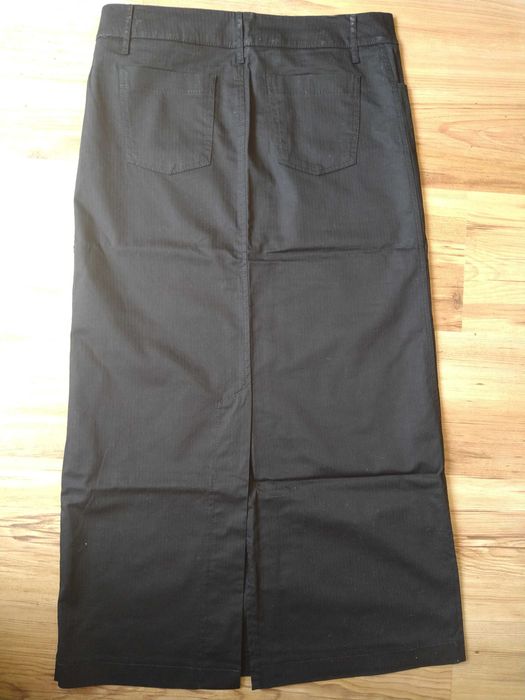 Пола, дълга, черна, памук