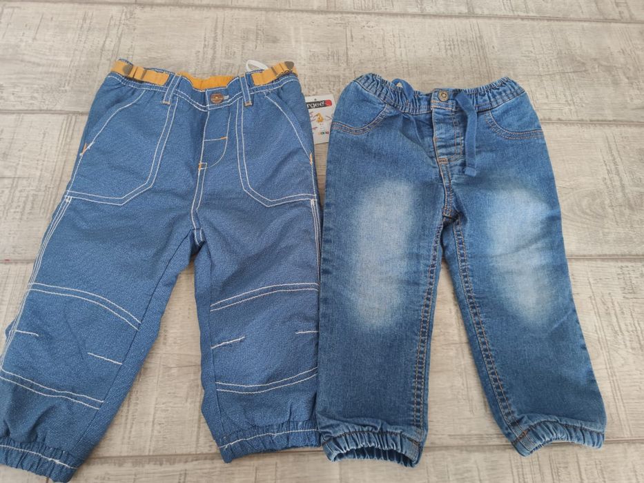 Set Pantaloni grosi / de iarna unisex pentru copii; Marimea 80/86