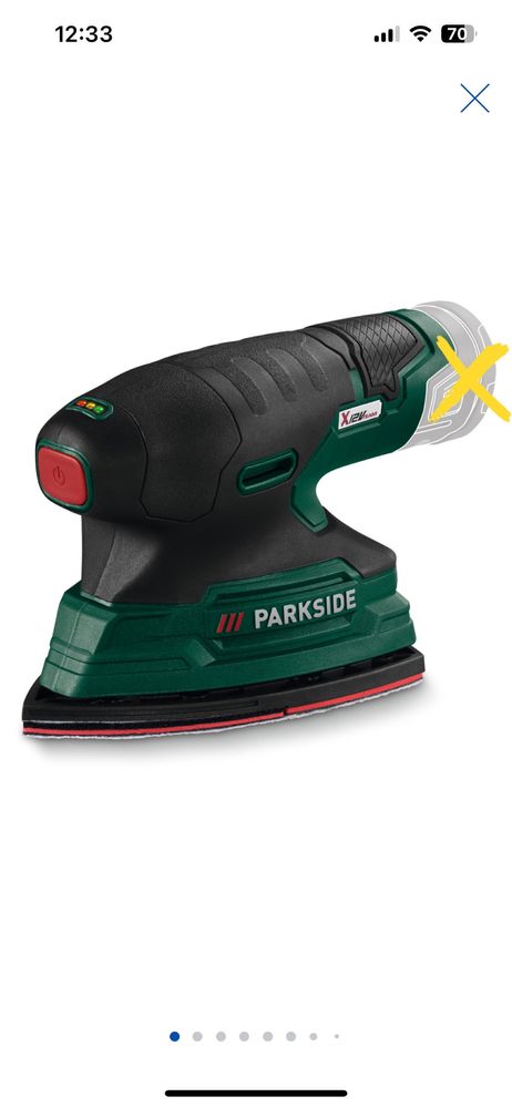 Slefuitor Parkside 12 v