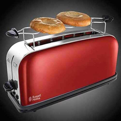 Тостер Russell Hobbs Flame Red 2 Филии, Регулируема степен на изпичане