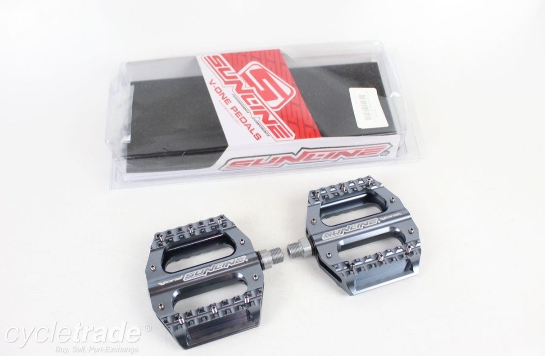 Flat Pedals - Sunline V-One, Grey - Grade A+ (New)